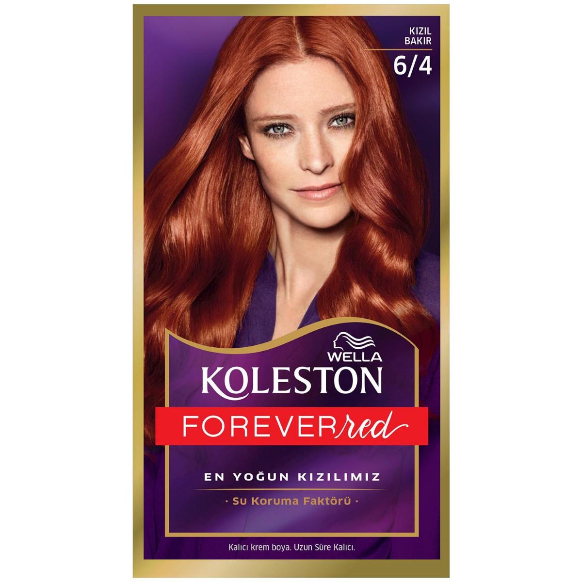 Wella Koleston 6.4 Kızıl Bakır Krem Saç Boyası 50 ml