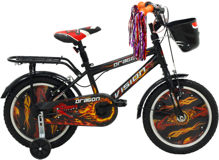 Belderia Vision Dragon 16 Jant 1 Vites 4 Yaş Siyah Çocuk Bisikleti