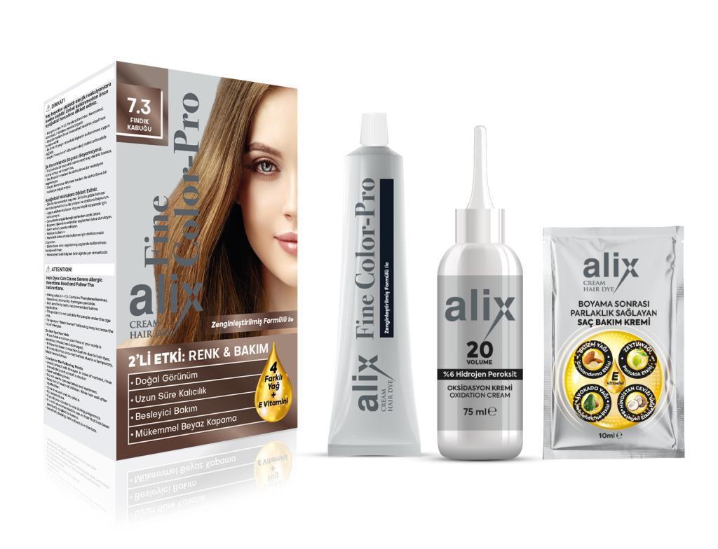 Alix Avien 7.3 Fındık Kabuğu Krem Saç Boyası 50 ml