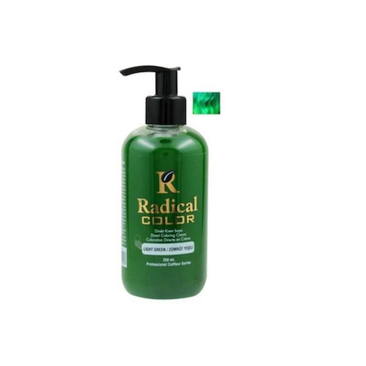 Radical Zümrüt Yeşil Amonyaksız Krem Saç Boyası 250 ml