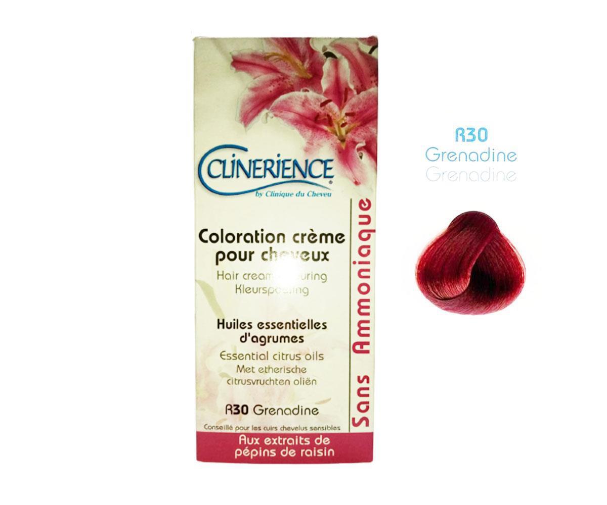 Clinerience R30 Nar Şurubu Amonyaksız Krem Saç Boyası 40 ml