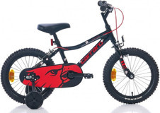 Carraro Red Eagle 16 Jant 1 Vites 4 Yaş Siyah Çocuk Bisikleti