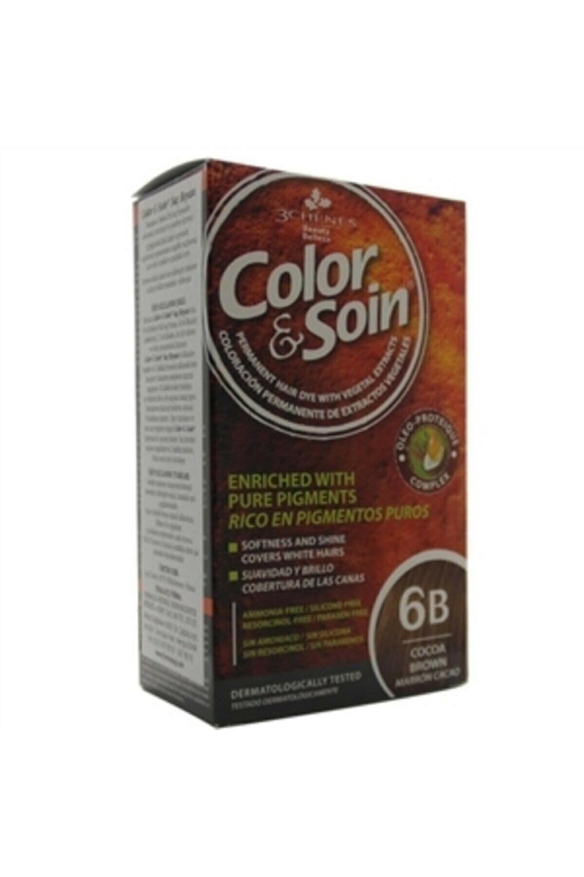 Color Soin 6B Kakao - Kahve Organik Krem Saç Boyası 120 ml