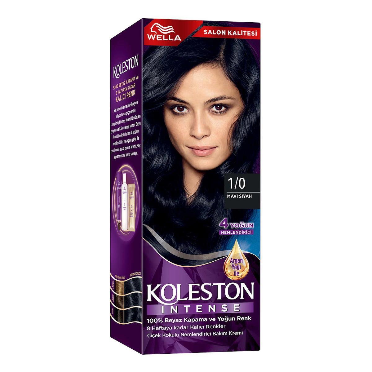 Wella Koleston 1.0 Mavi Siyah Krem Saç Boyası 50 ml