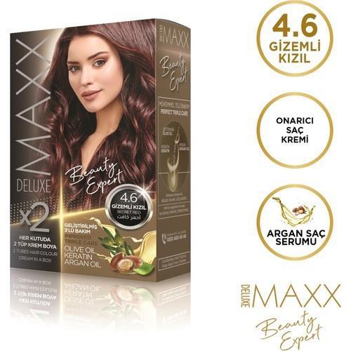 Maxx Deluxe 4.6 Gizemli Kızıl Krem Saç Boyası