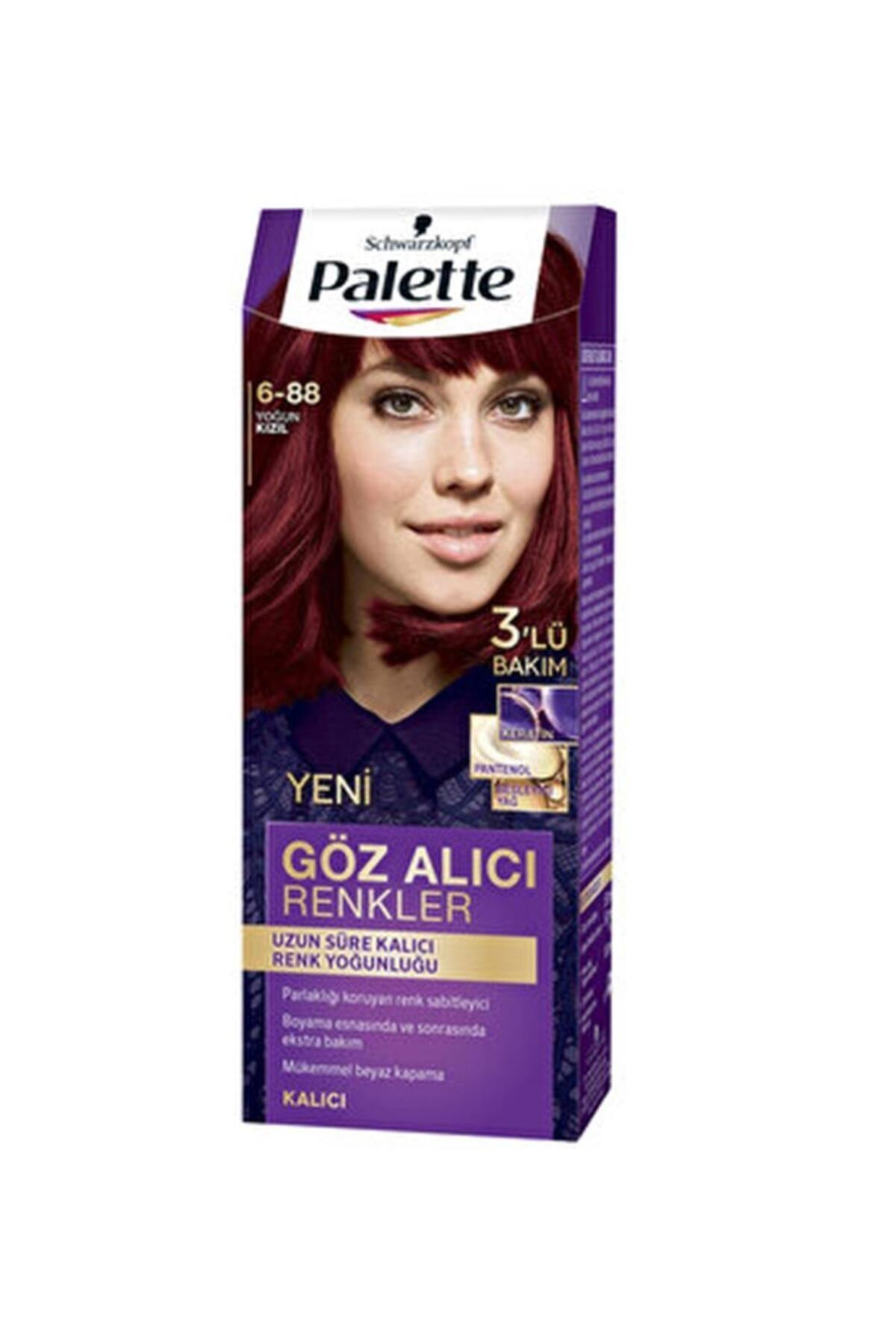 Palette 6.88 Yoğun Kızıl Krem Saç Boyası