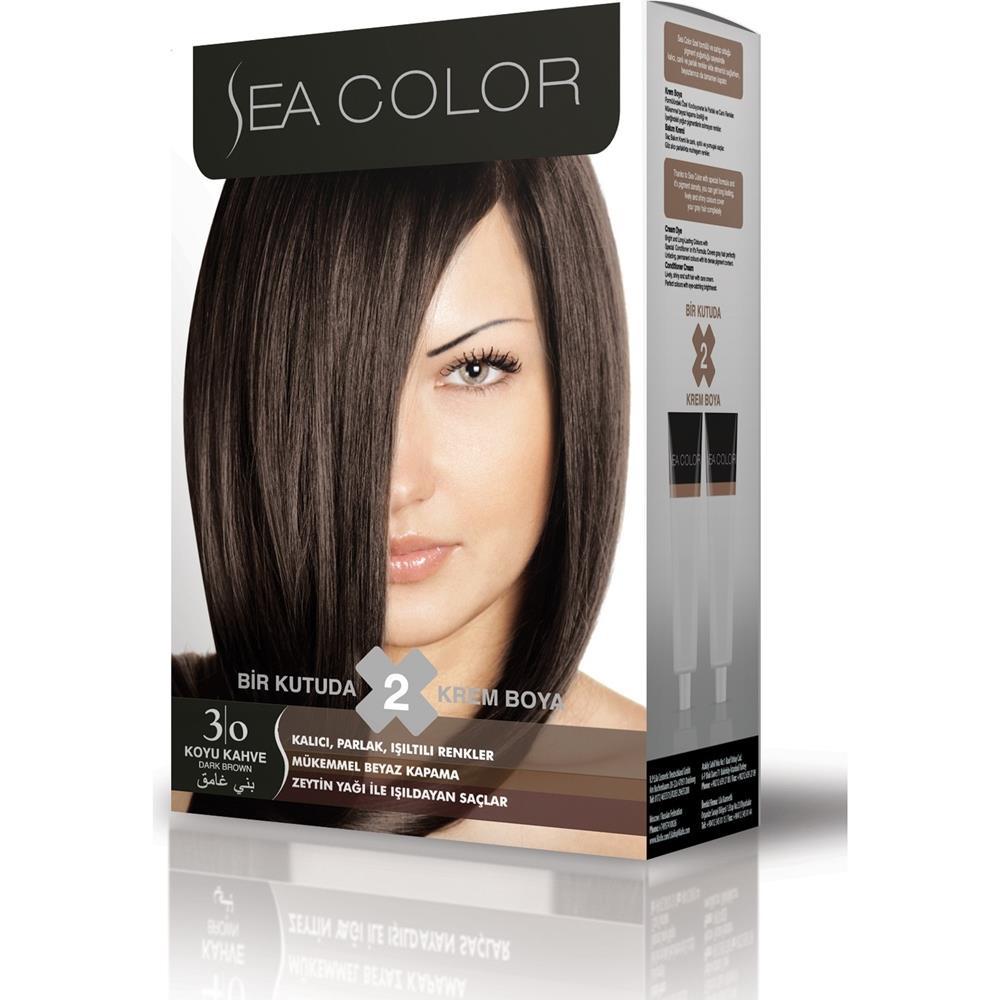 Sea Color 3.0 Koyu Kahve Krem Saç Boyası