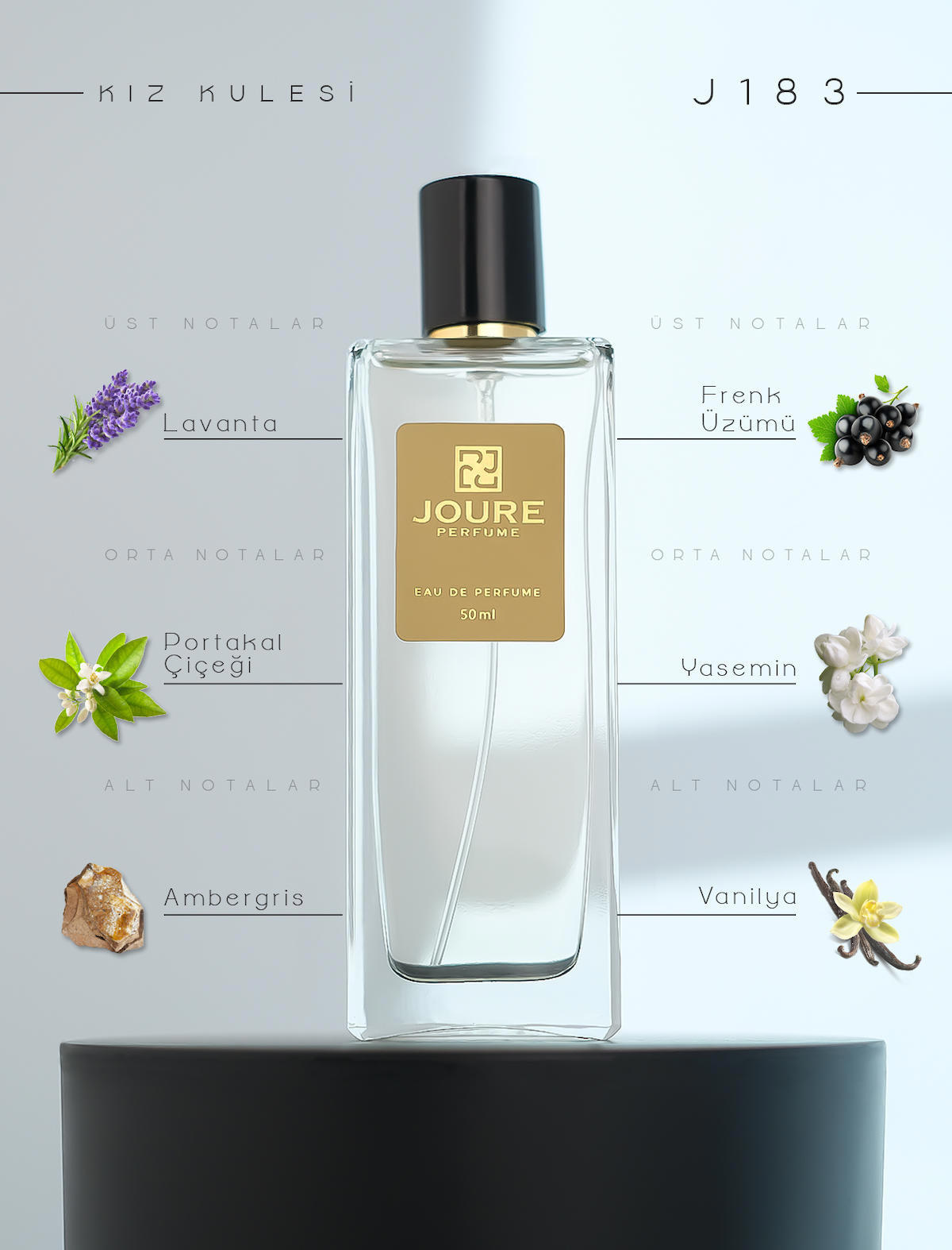Joure Perfume Joure J183 EDP Çiçeksi Kadın Parfüm 50 ml