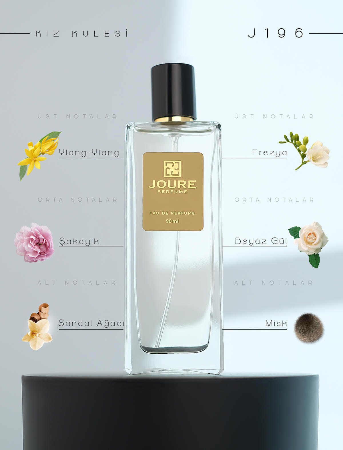 Joure Perfume Joure J196 EDP Çiçeksi Kadın Parfüm 50 ml