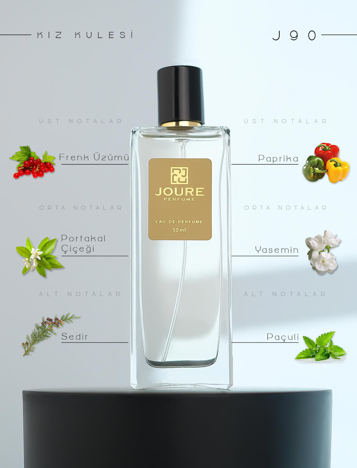 Joure Perfume Joure J90 EDP Çiçeksi Kadın Parfüm 50 ml