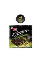 Eti Karam Antep Fıstıklı Çikolata 70 gr 6 Adet