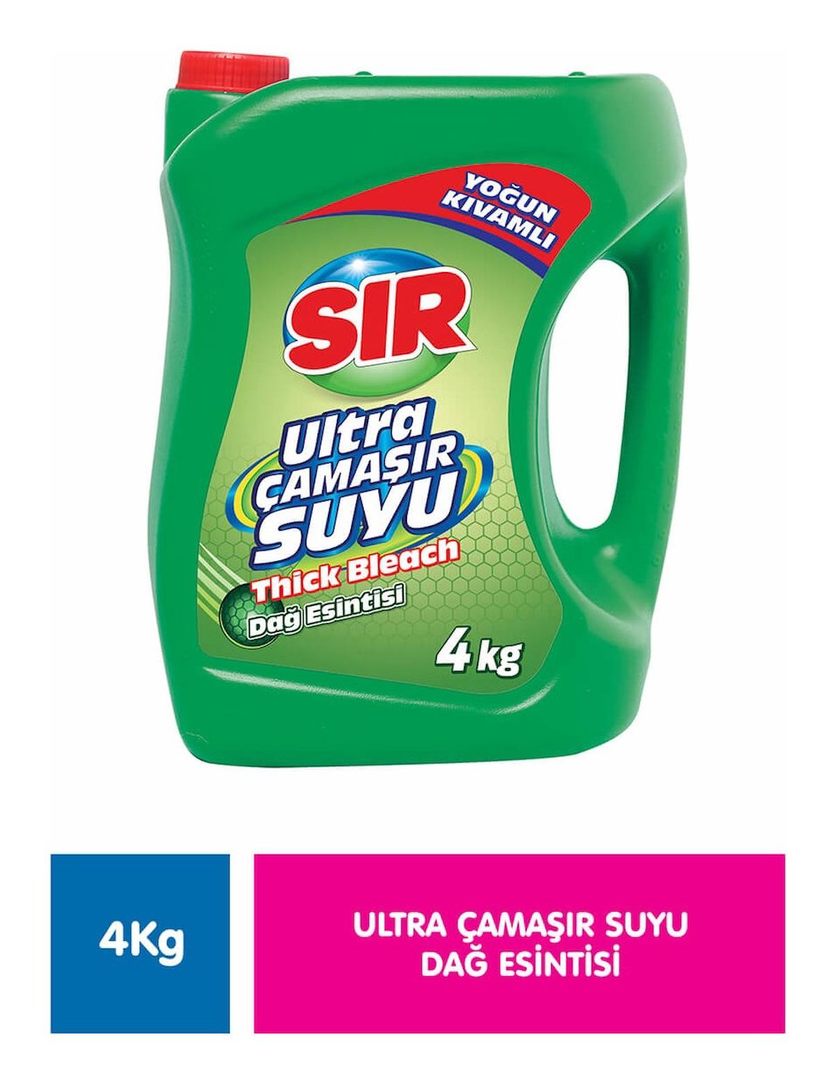 Sir Konsantre Sıvı Çamaşır Suyu 4 kg