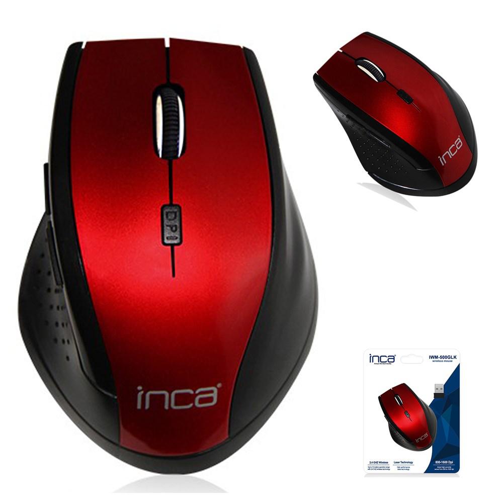 Inca IWM-500Glk Makrolu Kablosuz Kırmızı Lazer Mouse