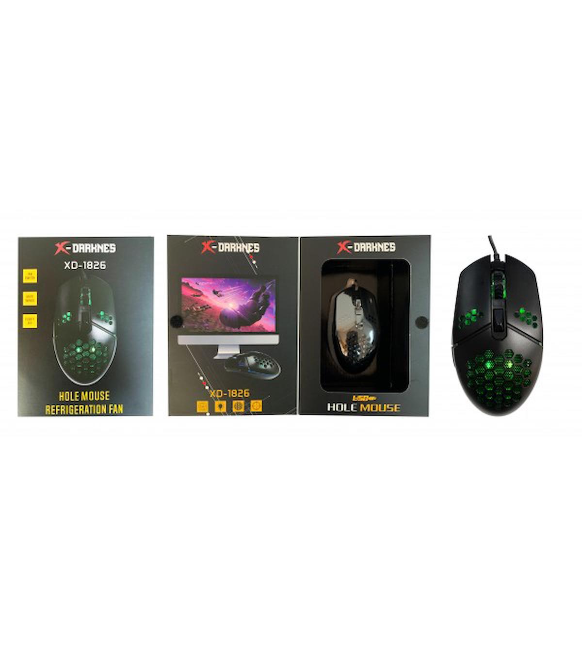 Platoon XD-1826 RGB Kablolu Siyah Gaming Mouse