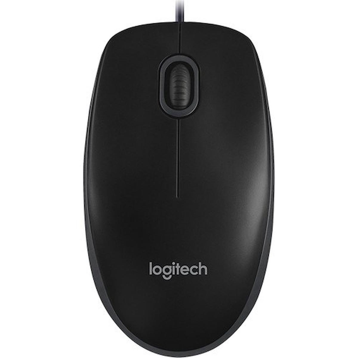 Logitech B100 Kablolu Siyah Optik Mouse