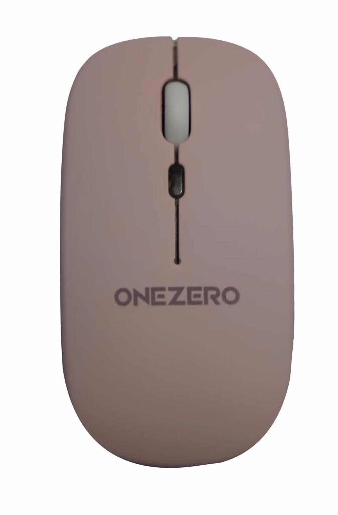 Onezero MS-04 Kablosuz Pembe Optik Mouse