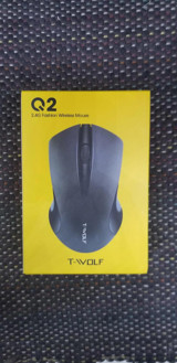 T-Wolf Q2 Ergonomik Kablosuz Siyah Optik Mouse