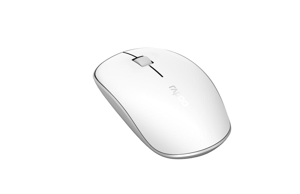 Rapoo M200 Sessiz Ergonomik Kablosuz Beyaz Optik Mouse