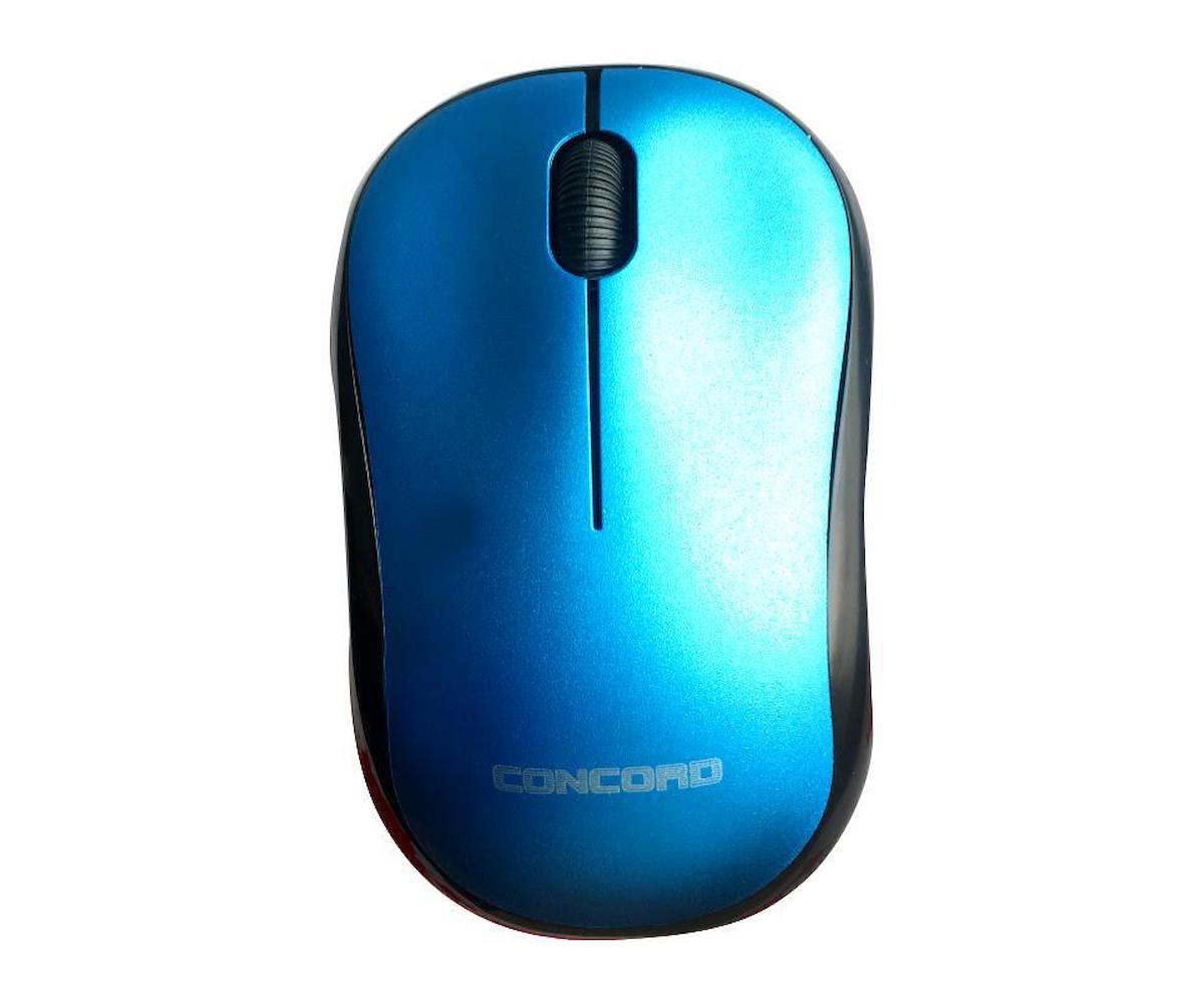 Concord C13 Kablosuz Mavi Standart Mouse