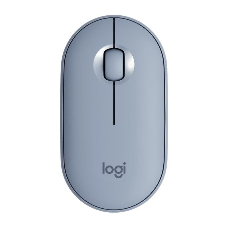 Logitech M350 Kablosuz Gri-Mavi Optik Mouse