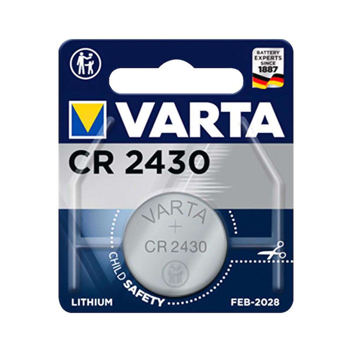 Varta CR2430 3 V Lityum Düğme Pil