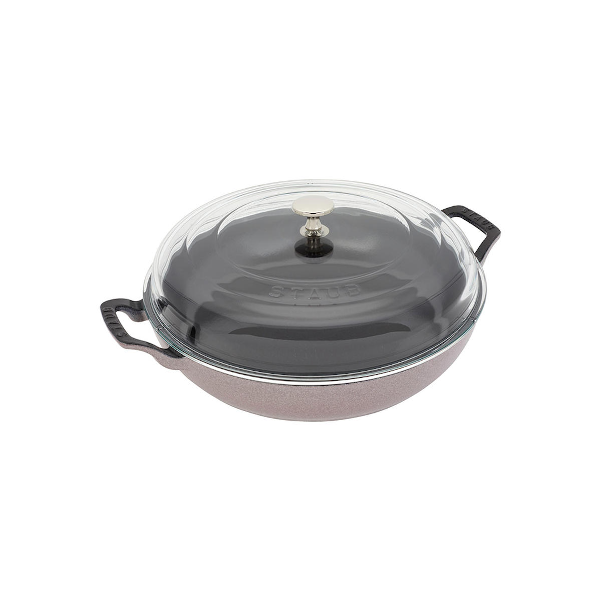 Staub 1024286 Cam Kapaklı 30 cm Alüminyum Sote Tenceresi