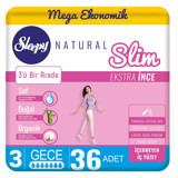 Sleepy Natural Slim Extra Organik İnce 36'lı Hijyenik Ped 1 Adet
