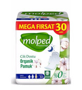 Molped Pure & Soft Organik İnce 30'lu Hijyenik Ped 1 Adet