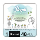 Sleepy Bio Natural Premium Plus Organik İnce 48'li Hijyenik Ped 1 Adet