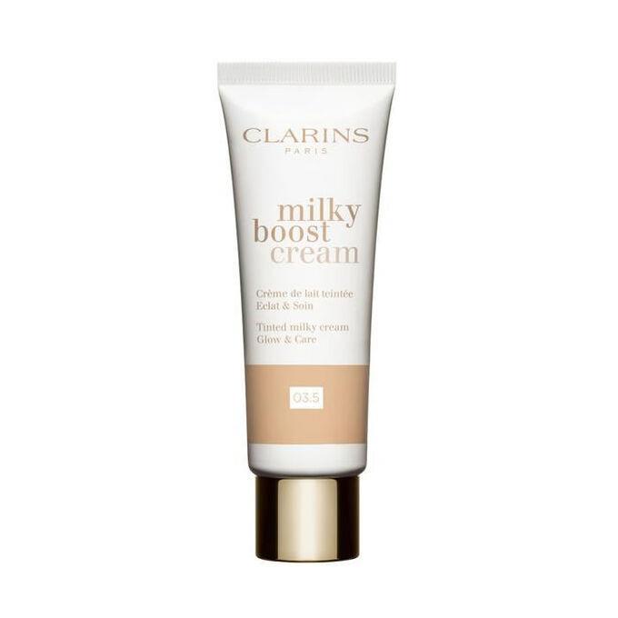 Clarins Milky Boost Cream 03.5 Tüm Ciltler İçin Işıltılı BB Krem Orta Ton