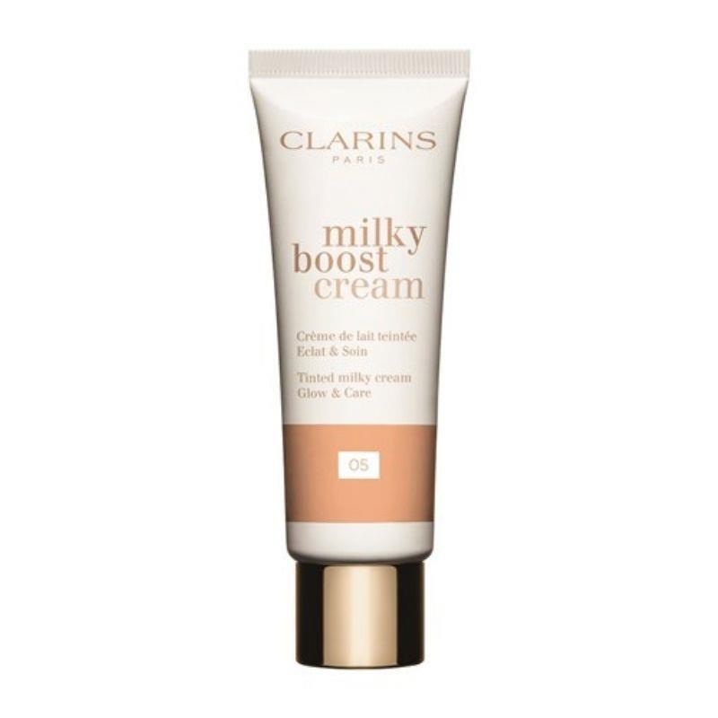 Clarins Milky Boost Cream 05 Tüm Ciltler İçin Işıltılı BB Krem Koyu Ton