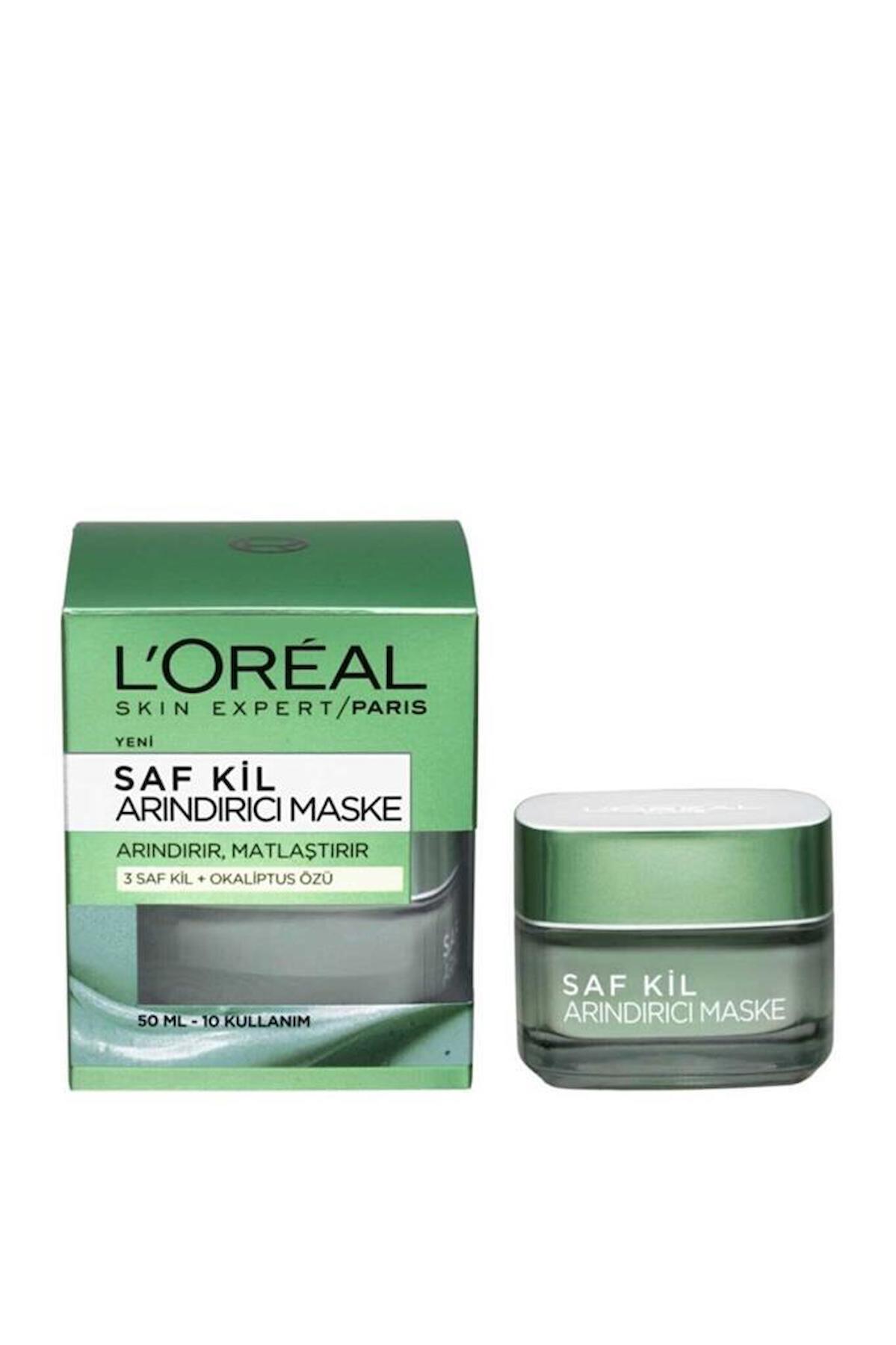 L'Oréal Paris Saf Killi Krem Yüz Maskesi 150 ml