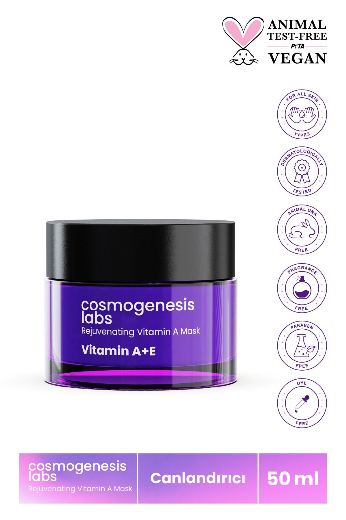 Cosmogenesis Labs Rejuvenating Vitamin A Krem Yüz Maskesi 50 ml