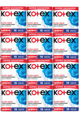 Kotex Ultra İnce 18'li Hijyenik Ped 12 Adet
