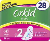 Orkid Maxi İnce 28'li Hijyenik Ped 2 Adet