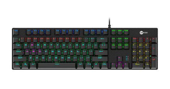 Lenovo KG1101 Türkçe Q RGB 104 Tuşlu Kablolu Siyah Mekanik Gaming Klavye