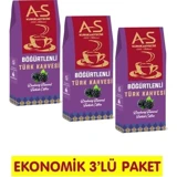 AS Kurukahvecisi Böğürtlenli Orta Kavrulmuş Türk Kahvesi 3x100 gr