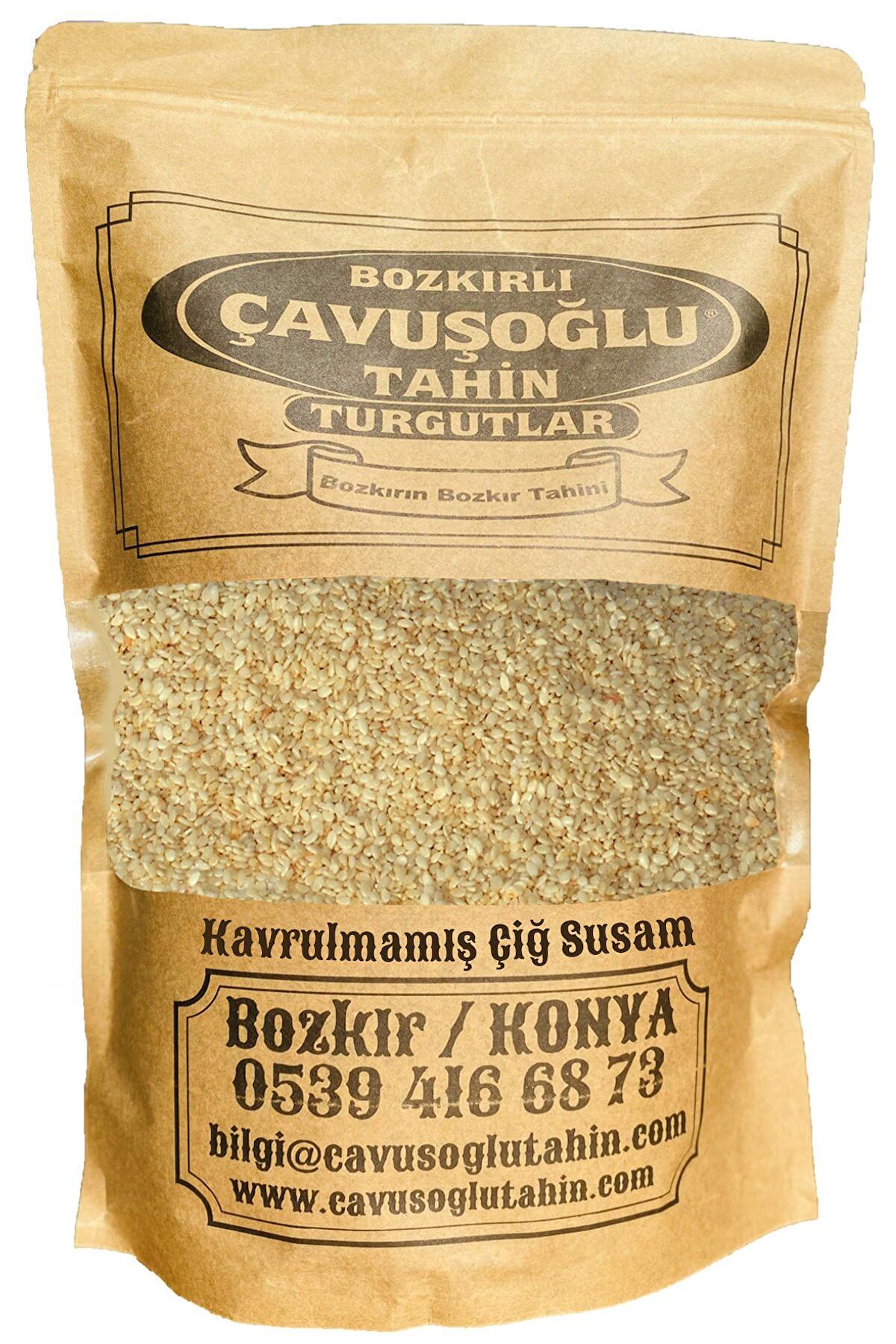 Bozkırlı Çavuşoğlu Glutensiz Beyaz Çiğ Susam Tane 1 kg