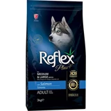 Reflex Plus Somonlu Orta & Büyük Irk Yetişkin Kuru Köpek Maması 3 kg