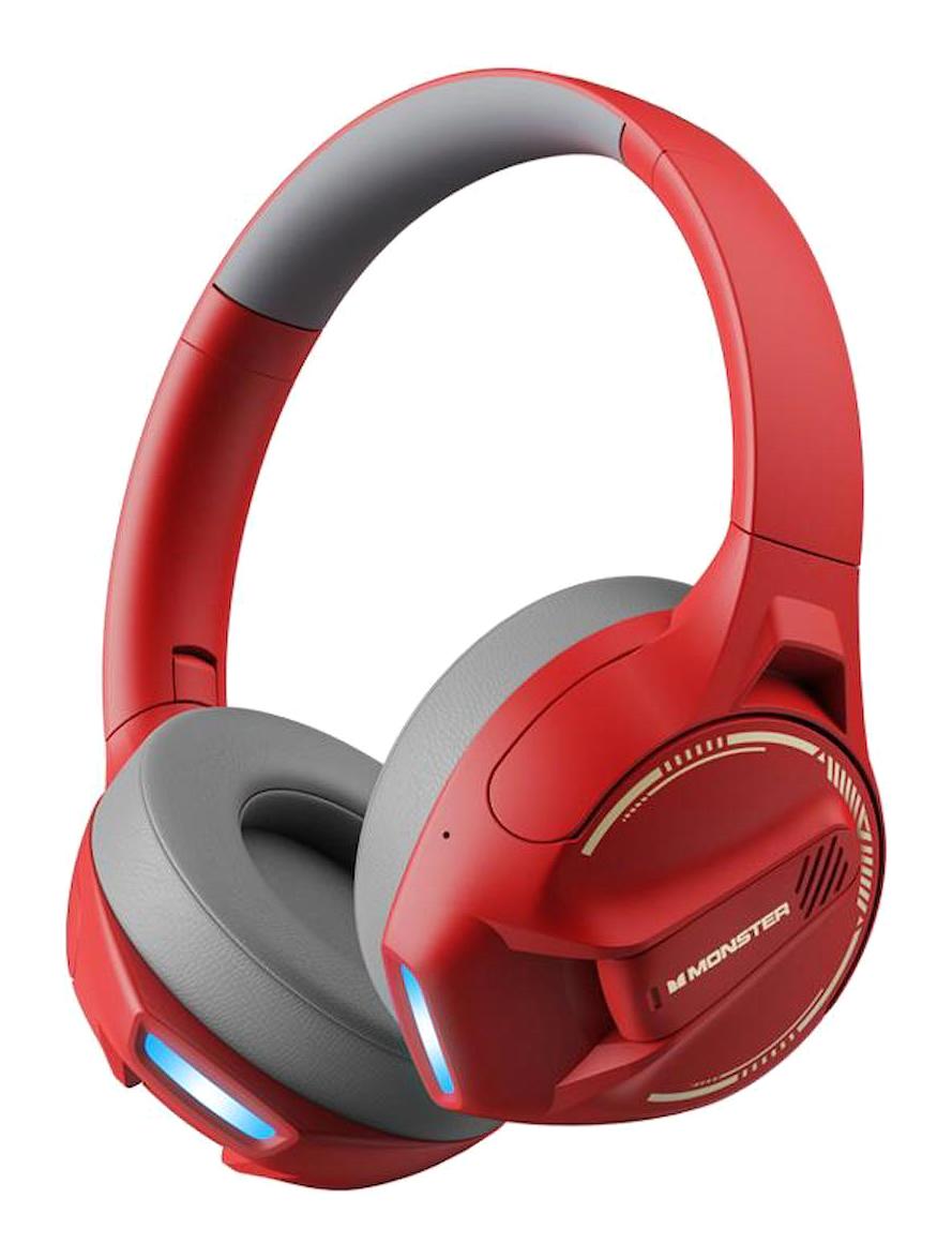 Monster Storm XKH03 5.3 Gürültü Önleyici Kulak Üstü Bluetooth Kulaklık Kırmızı