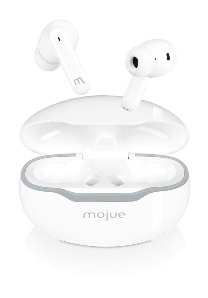 Mojue TW06 5.3 Gürültü Önleyici Kablosuz Kulak İçi Bluetooth Kulaklık Beyaz