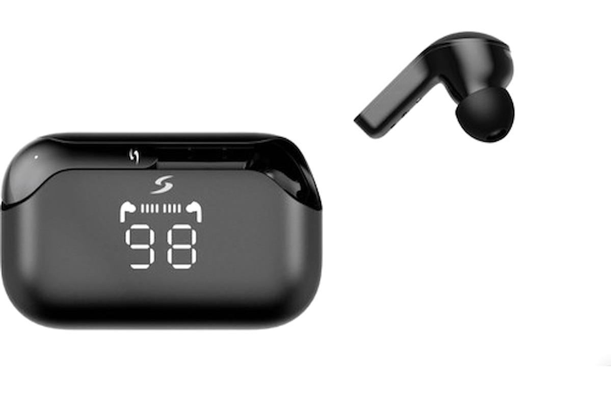 Soultech BH016S 5.0 Gürültü Önleyici Kablosuz Kulak İçi Bluetooth Kulaklık Siyah