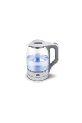 Cvs DN 9312 Cam 1.8 lt 2000 W Işıklı Klasik Beyaz Kettle