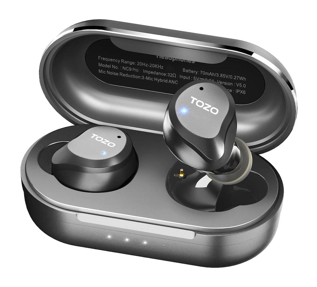 Tozo NC9 Pro 5.0 Gürültü Önleyici Kablosuz Kulak İçi Bluetooth Kulaklık Siyah