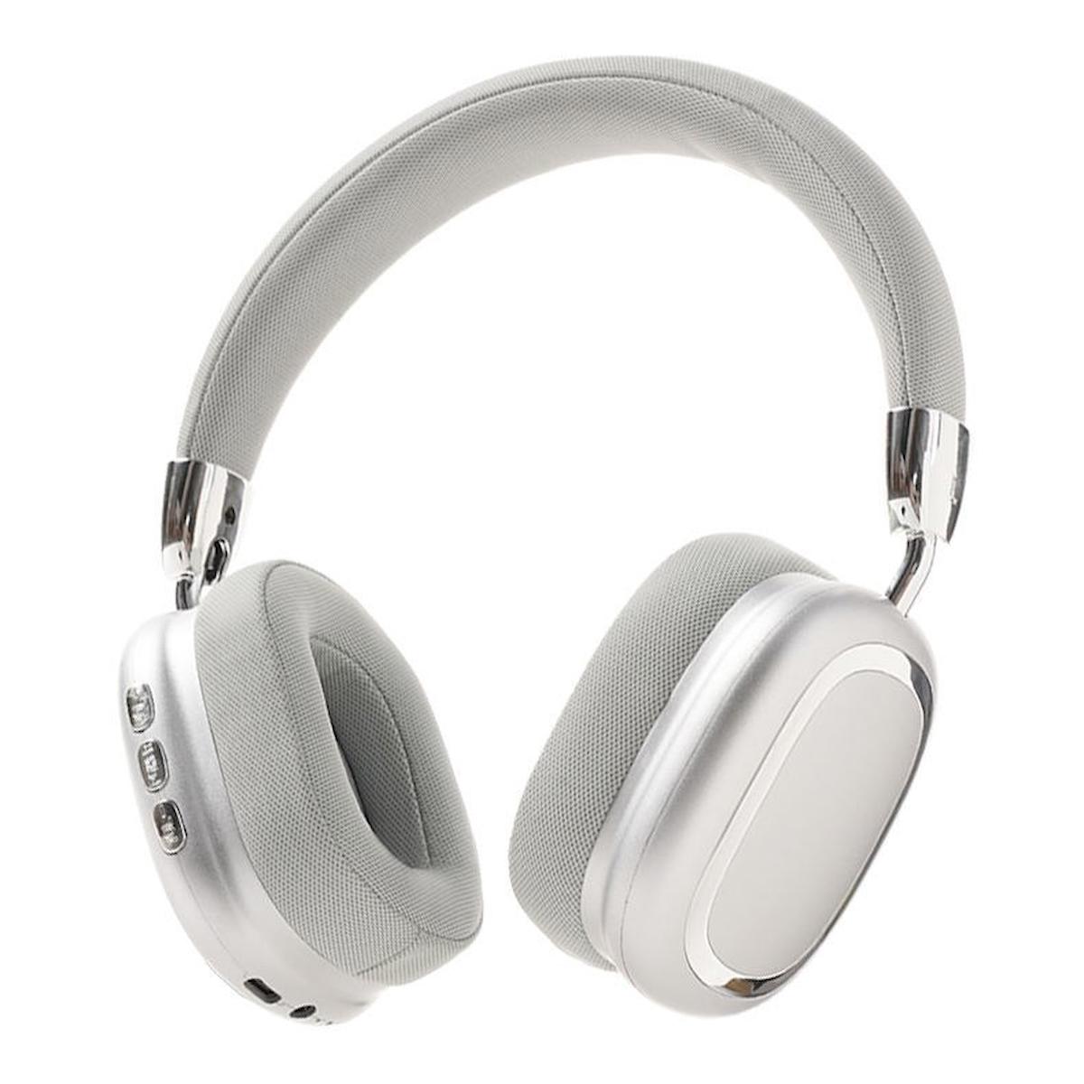 Concord B-35 Gürültü Önleyici Kulak Üstü Bluetooth Kulaklık Gümüş