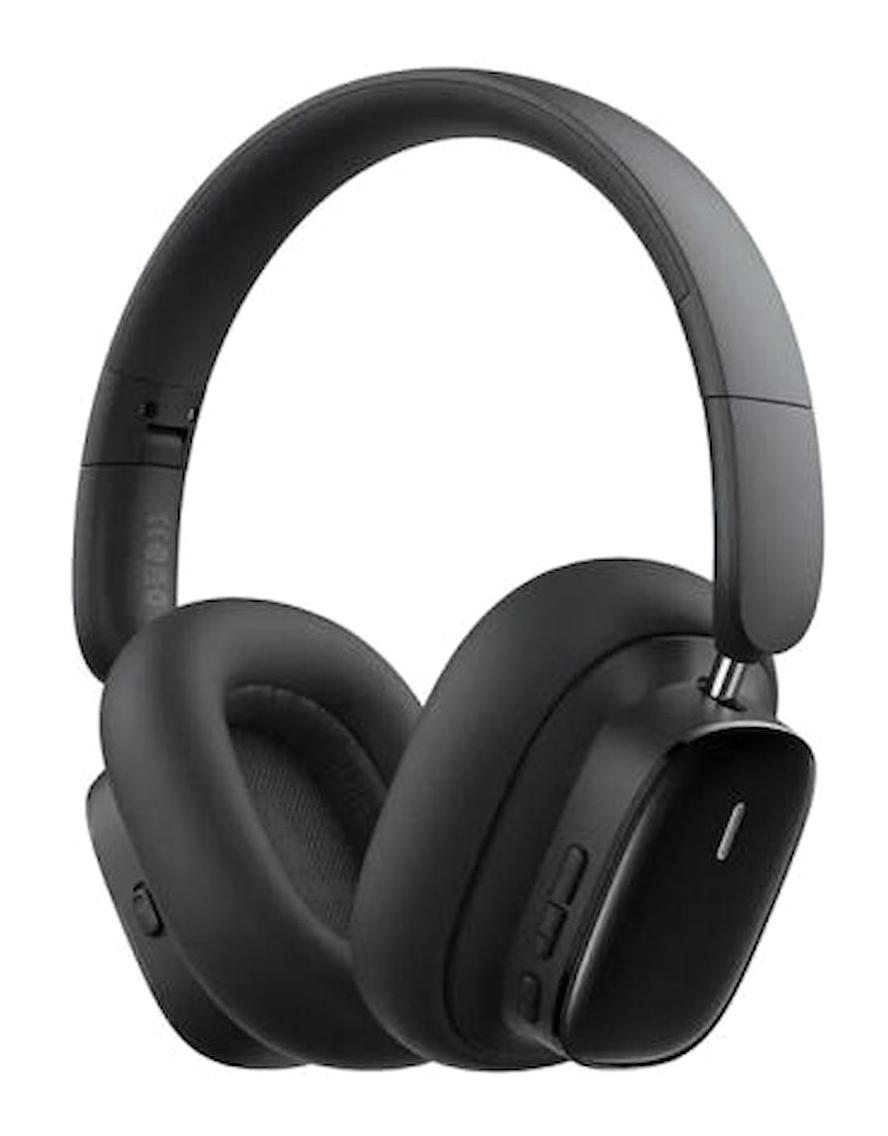 Baseus Profesyonel BT5 5.3 Gürültü Önleyici Kulak Üstü Bluetooth Kulaklık Siyah