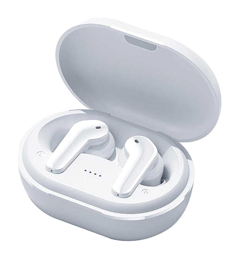 Benks ET05 5.0 Gürültü Önleyici Kablosuz Kulak İçi Bluetooth Kulaklık Beyaz
