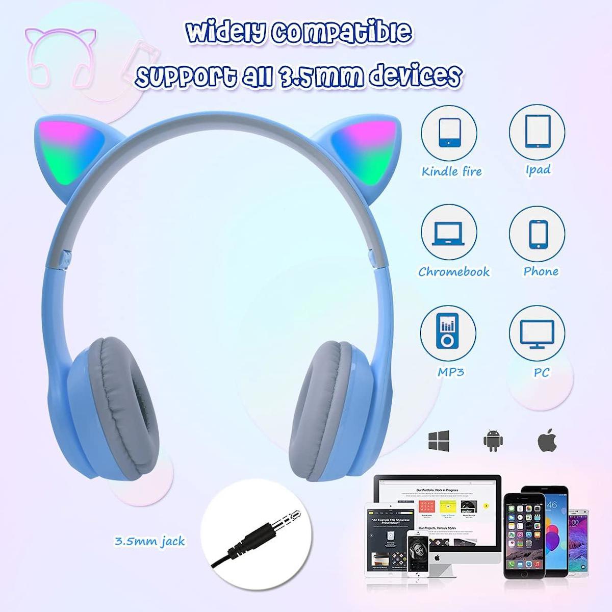 Zhtools Zhltools 5.0 Kulak Üstü Bluetooth Kulaklık Mavi