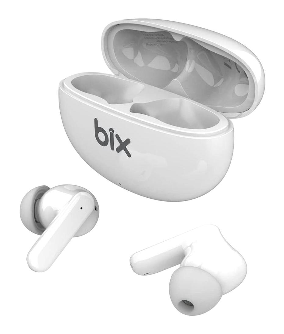 Bix Soundcraft X1 5.2 Gürültü Önleyici Kablosuz Kulak İçi Bluetooth Kulaklık Beyaz