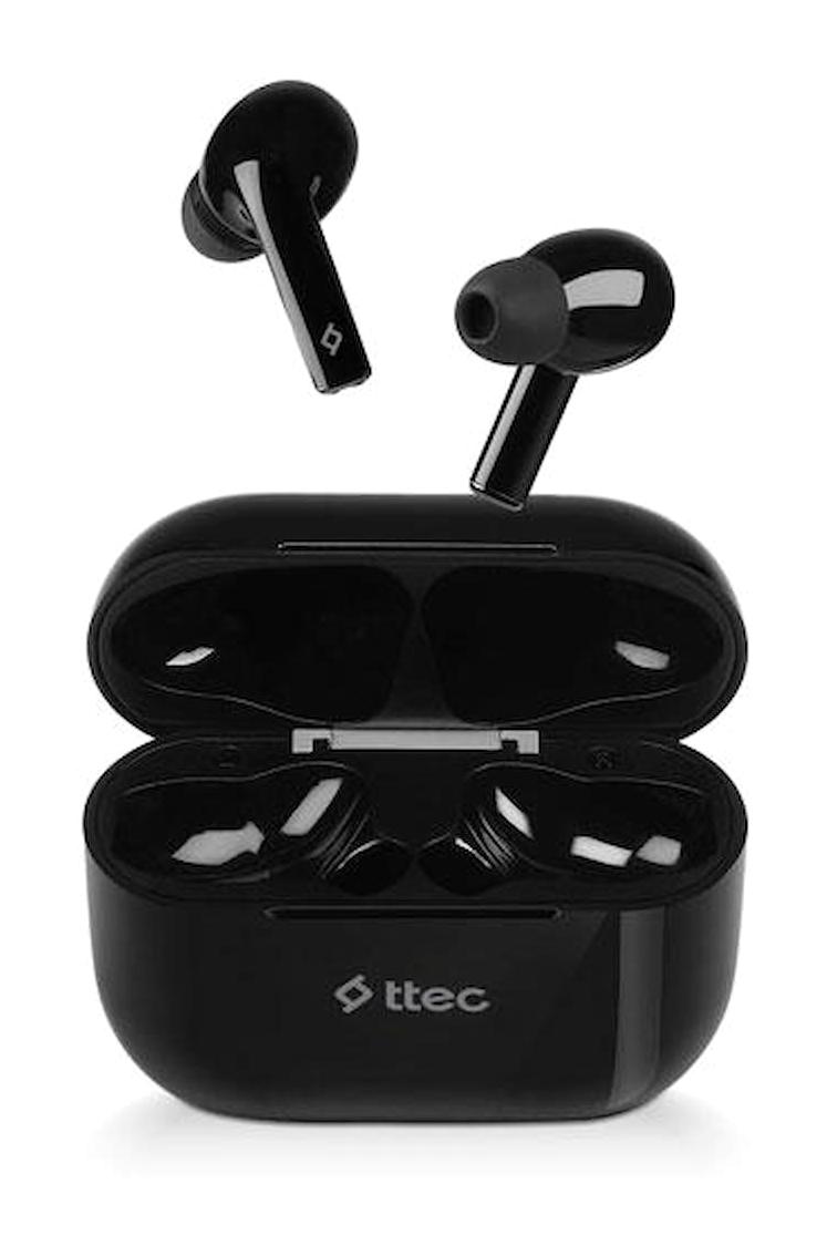 Ttec AirBeat Plus 5.1 Gürültü Önleyici Kablosuz Kulak İçi Bluetooth Kulaklık Siyah